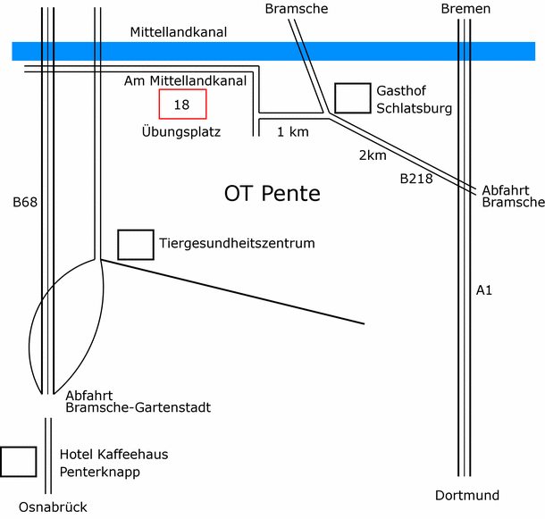Anfahrtskizze